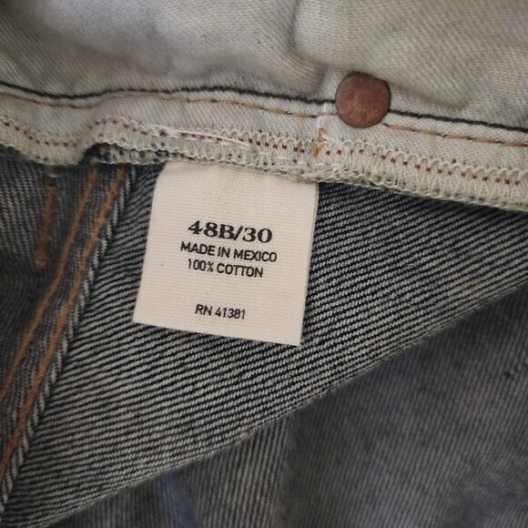 Polo Ralph Lauren Jeans Mens 48Bx30 Blue Denim Hampton Straight Leg Casual - Picture 7 of 13